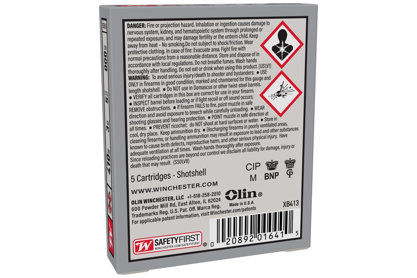 Winchester 410 Ga 3 in 5 oz 000 Super X 5/Box